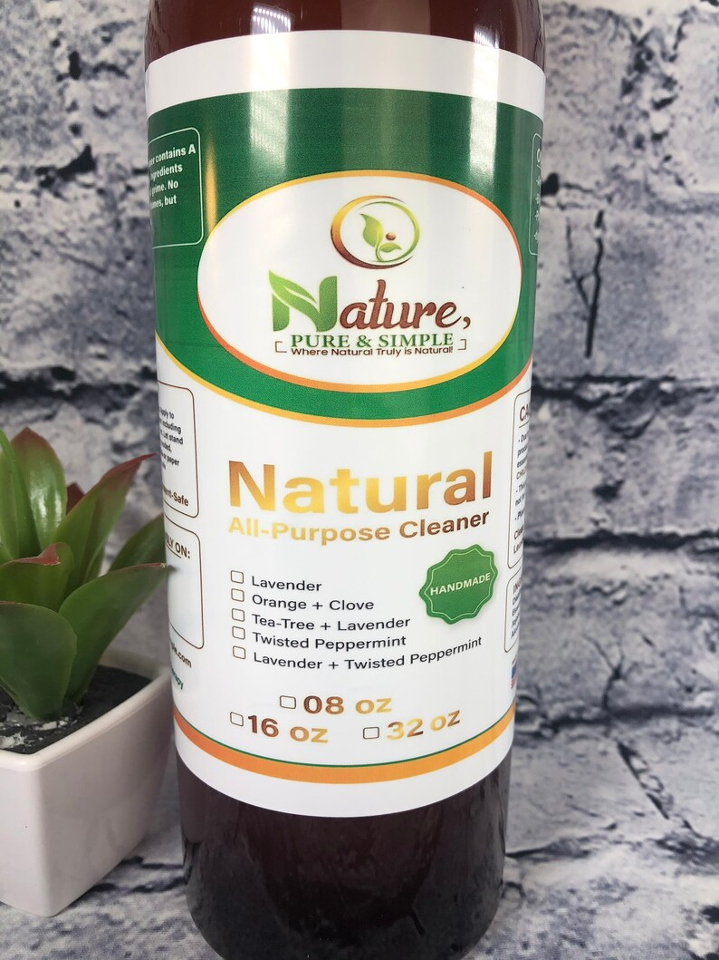 Natural All-Purpose Non-toxic Household Cleaner, Everything Cleaning