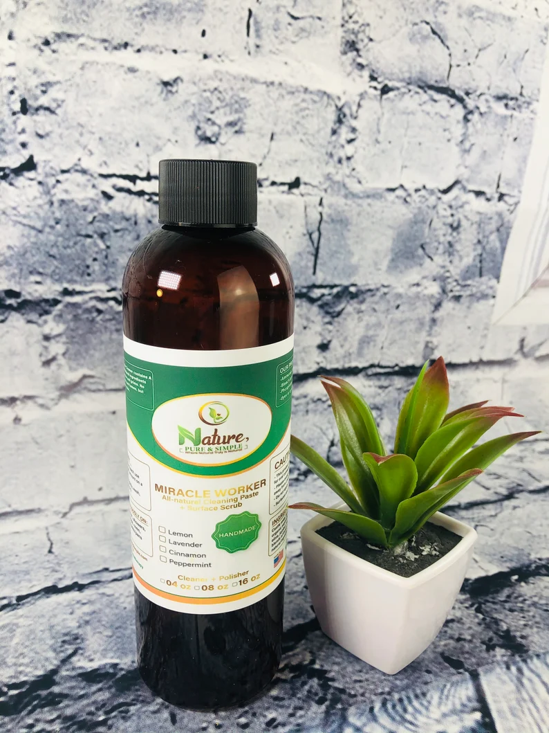 The MIRACLE WORKER - Organic-All-Natural Cleaning Surface Spray