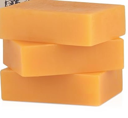 Tumeric Honey Soap Bar with Tea Tree Oil, Shea Butter, Coconut Oil, Vitamin C, Skin Brightening Soap for Face & Body