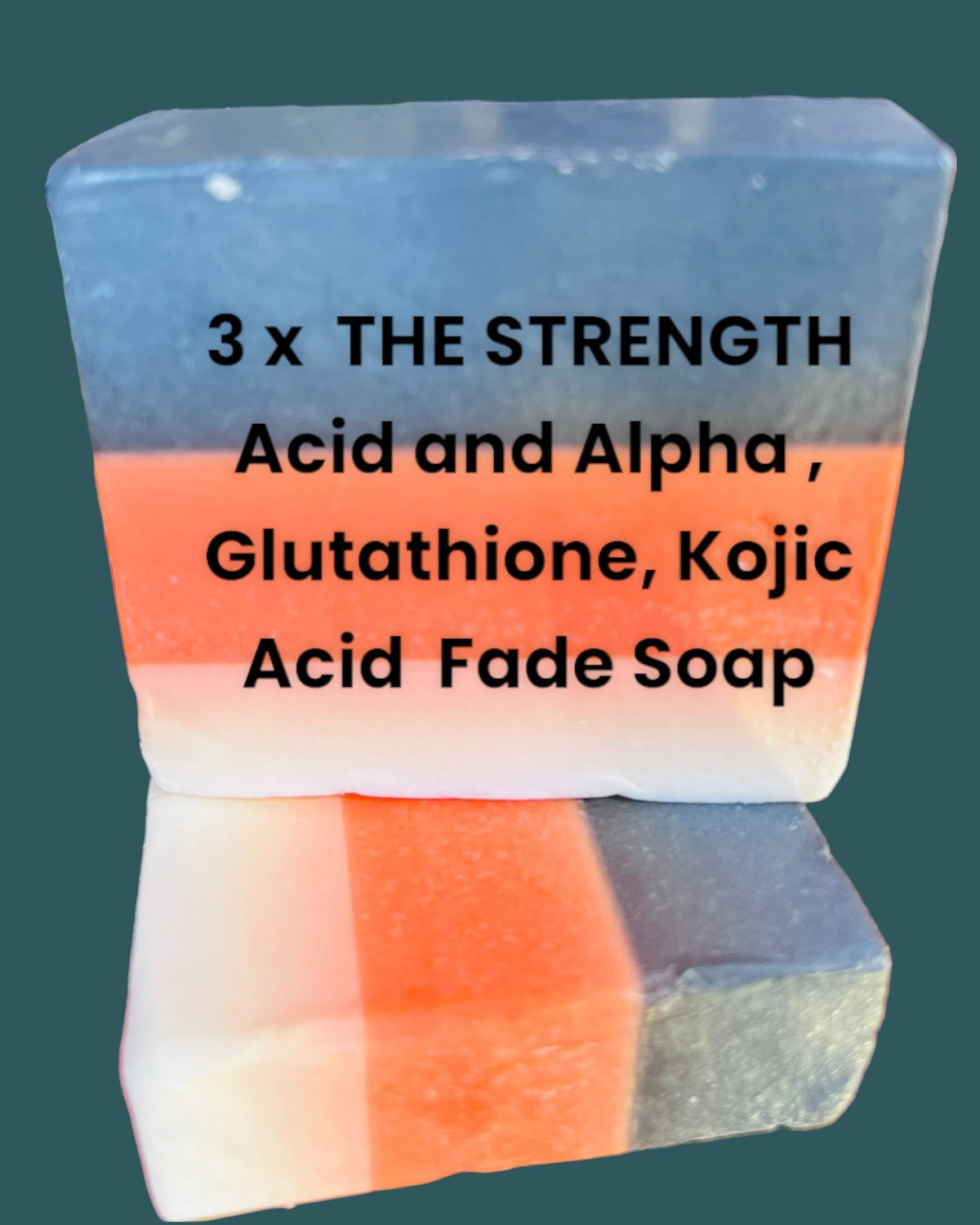 Premium Maximum Lightening and Peeling Soap with Glutathione, Arbutin, and Kojic acid, Rejuvenates and Clears Skin - 65 Gram Bar