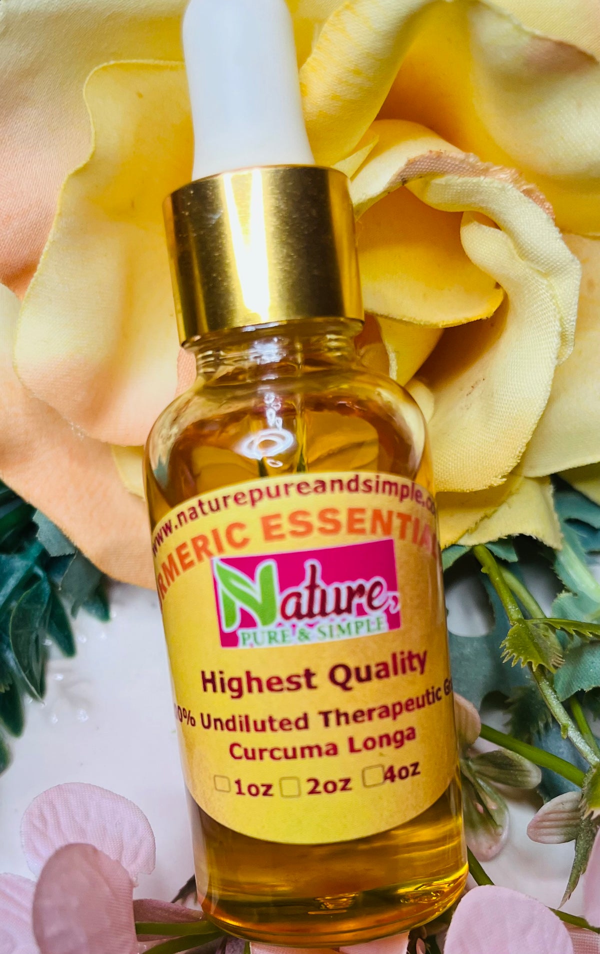 Turmeric Essential Oil - 100% Natural & Pure, Undiluted, Premium Quality Best Aromatherapy Oil