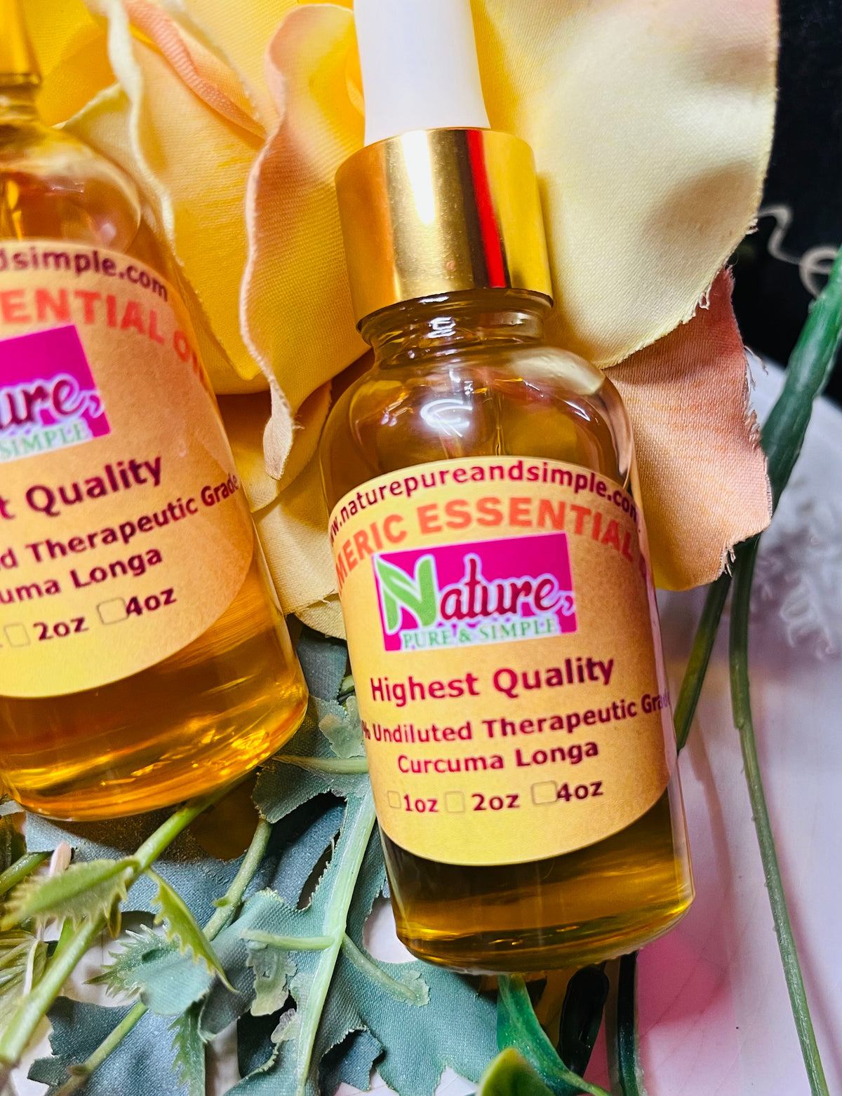 Turmeric Essential Oil - 100% Natural & Pure, Undiluted, Premium Quality Best Aromatherapy Oil