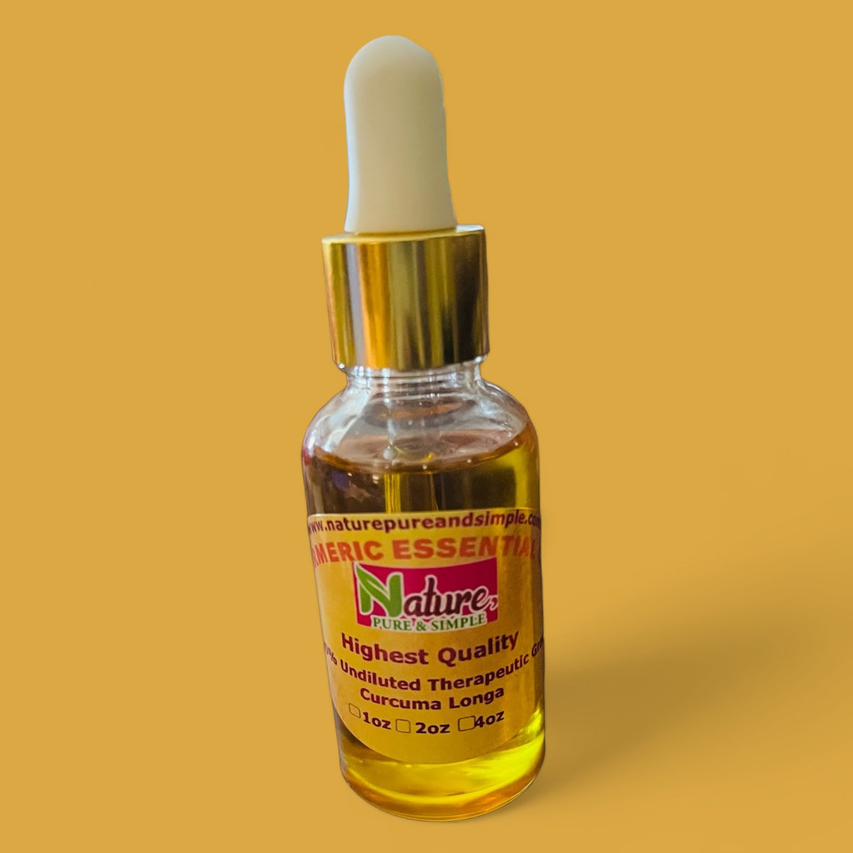 Turmeric Essential Oil - 100% Natural & Pure, Undiluted, Premium Quality Best Aromatherapy Oil