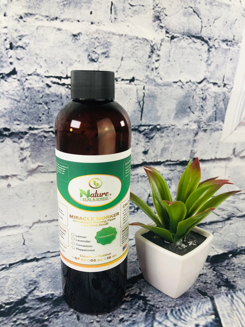 The MIRACLE WORKER - Organic-All-Natural Cleaning Surface Spray