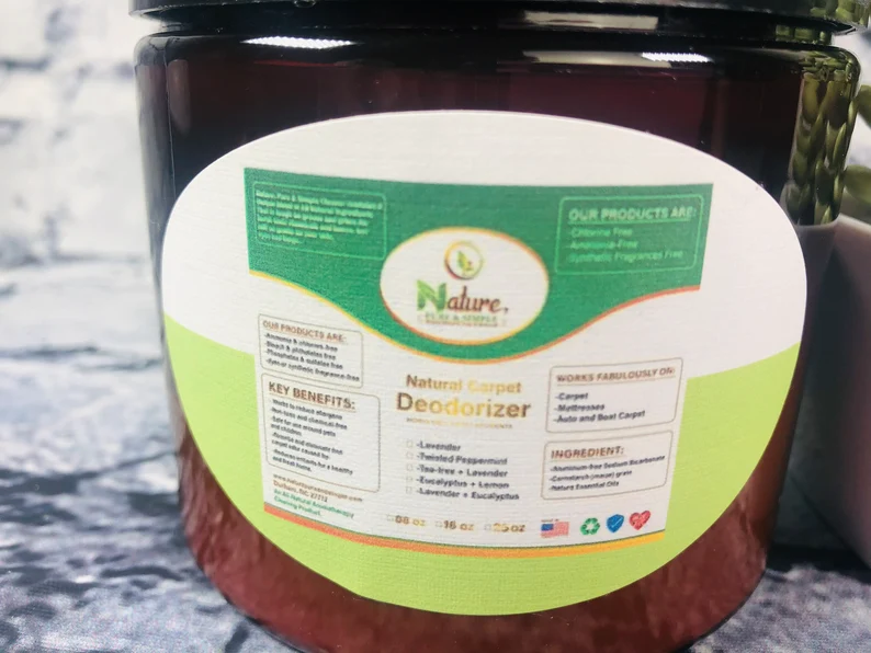 All-Natural Carpet Deodorizer, All Natural Carpet Freshener with Essential Oil, Scented Carpet Powder